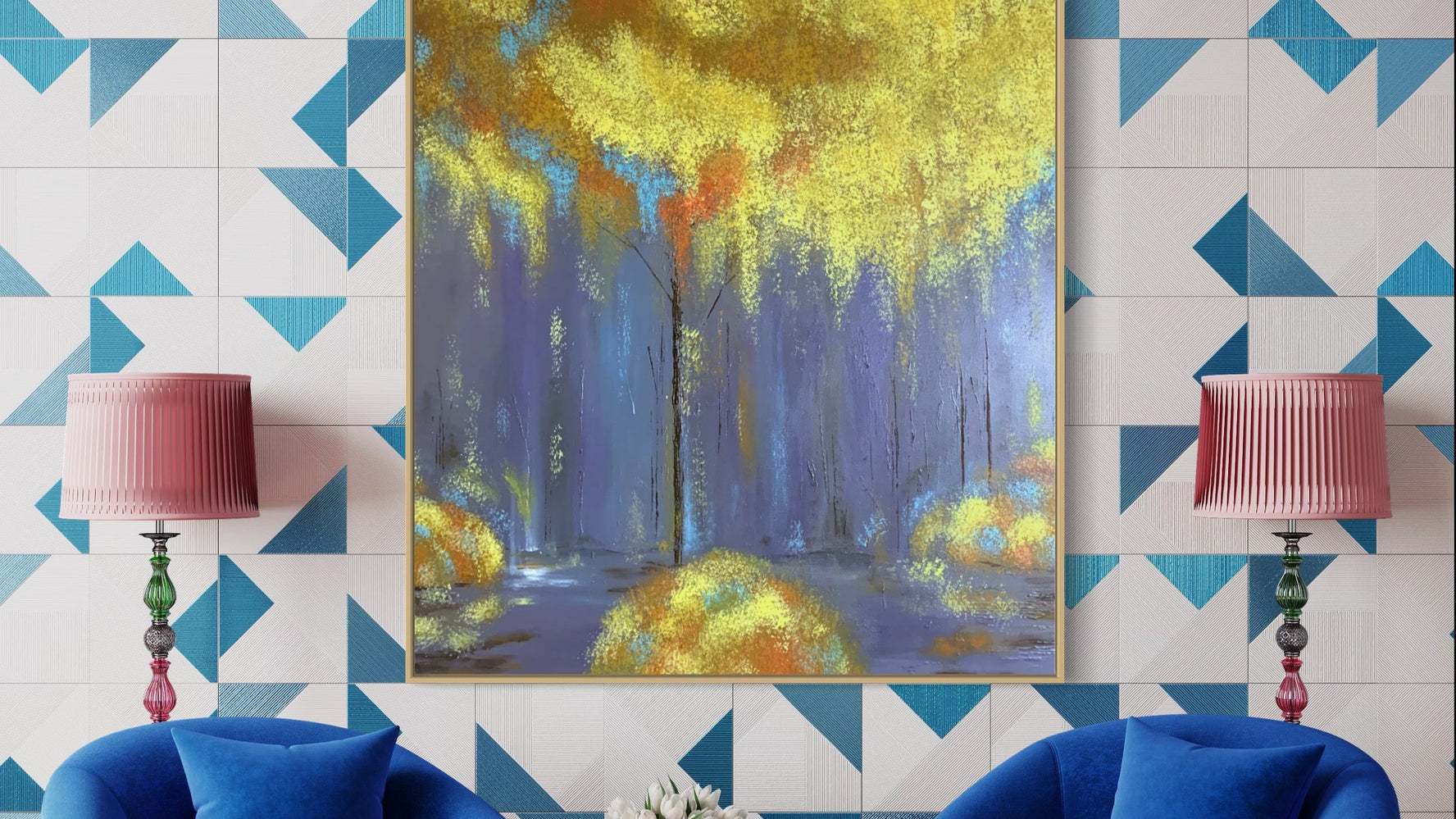 Gold Bubble Tree | Original