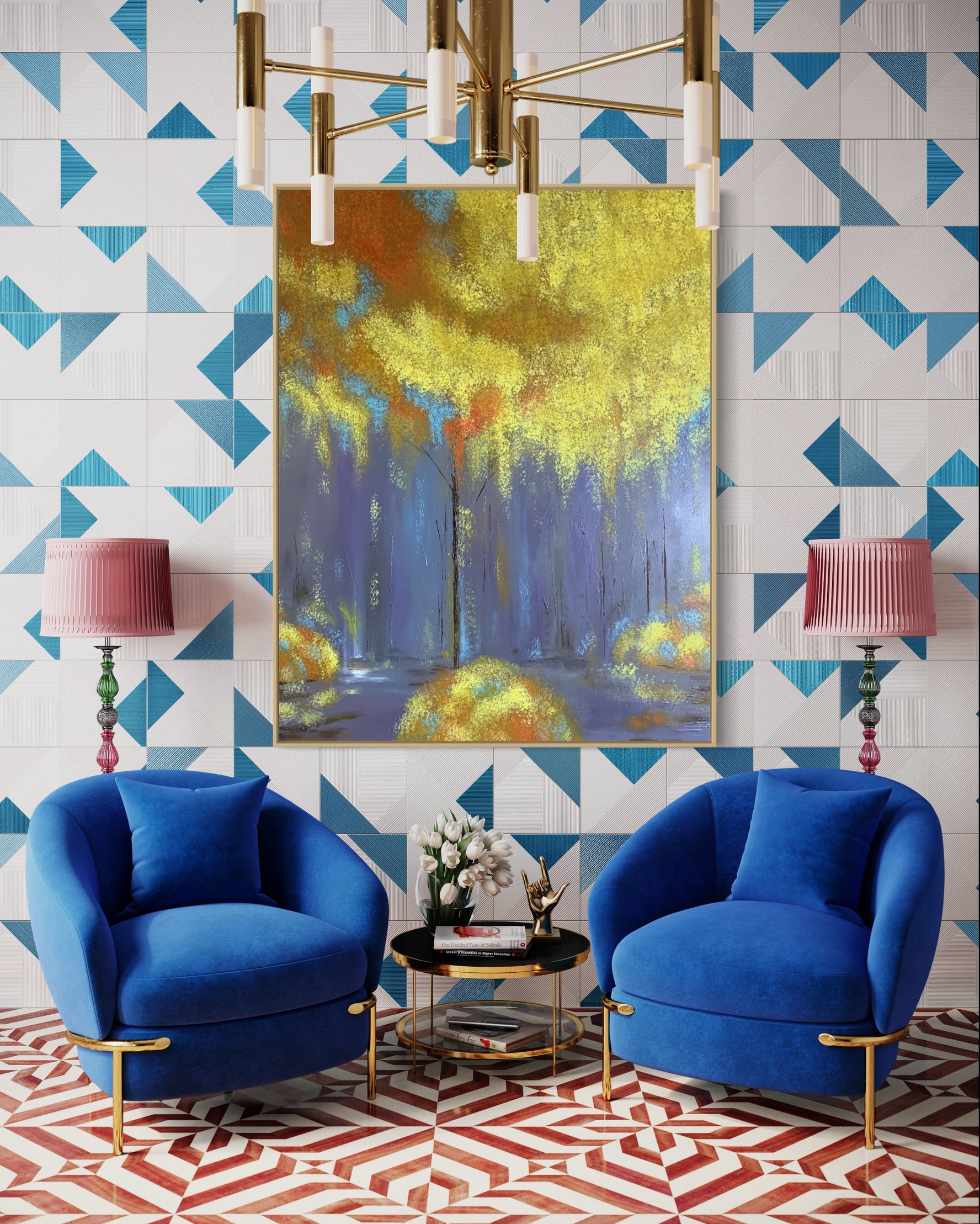 Gold Bubble Tree | Original