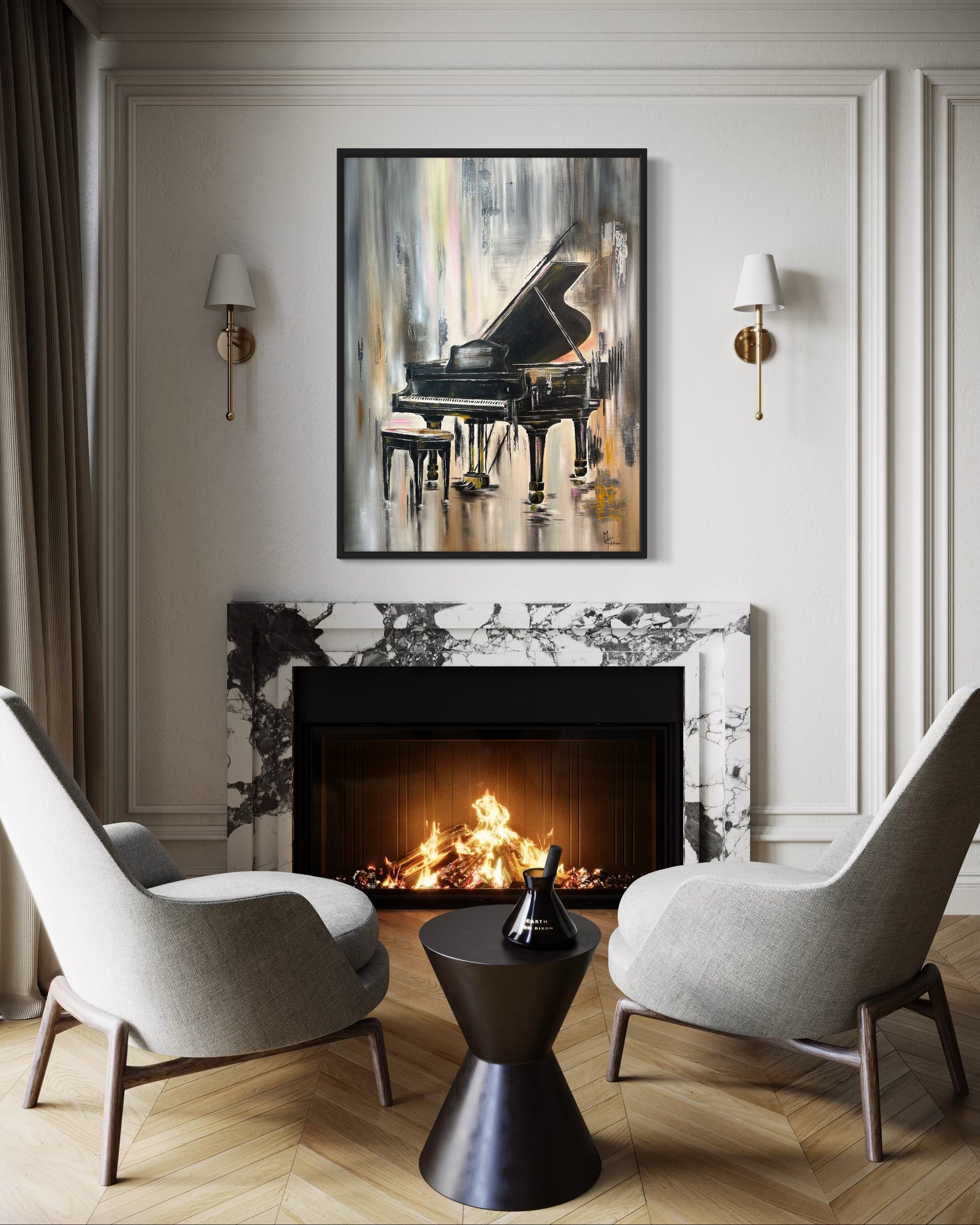 Piano | 30"x 40" |Mixed Media