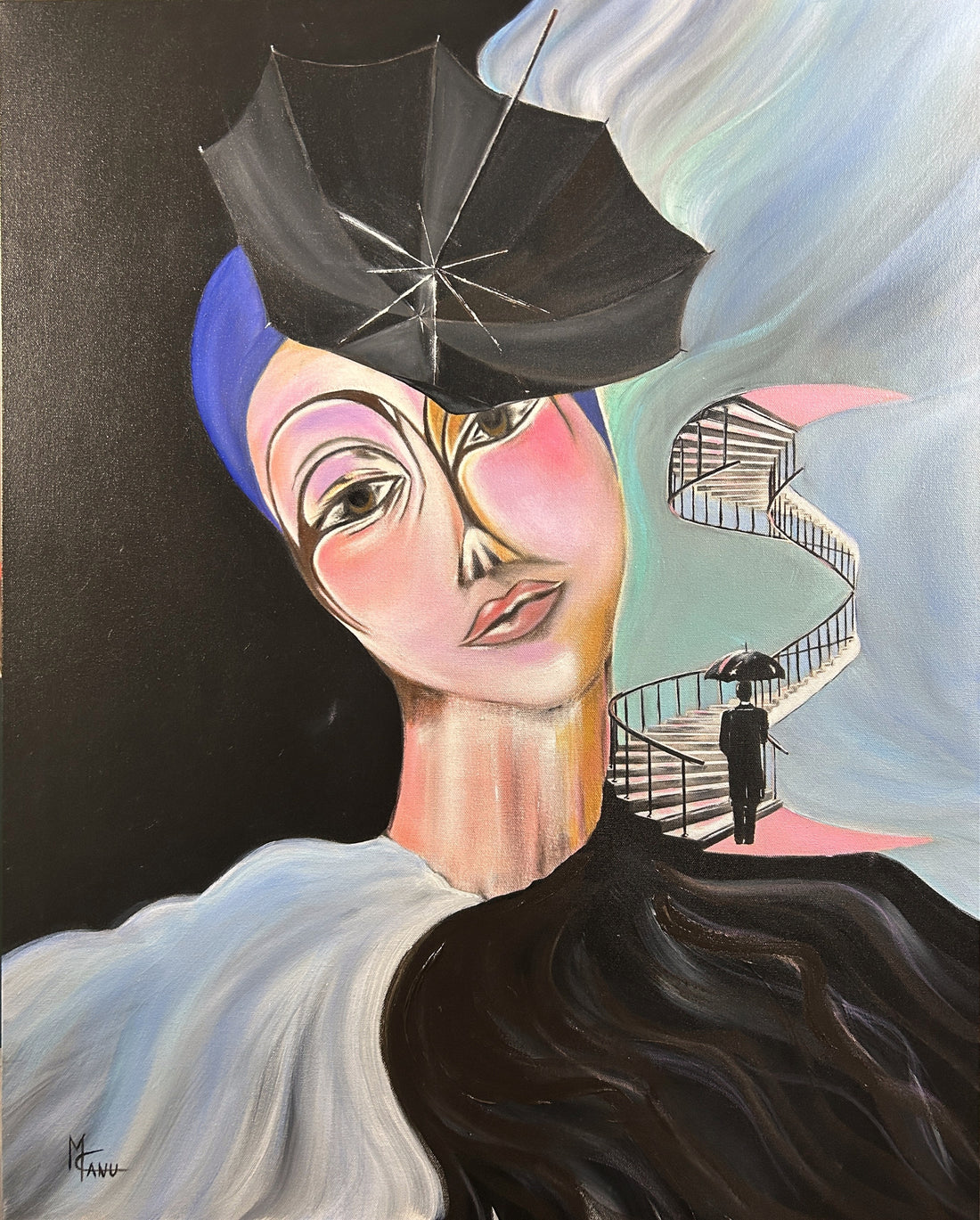 Dreamer No.7 | "Blind Date"| 24"x30"| Oil on Canvas