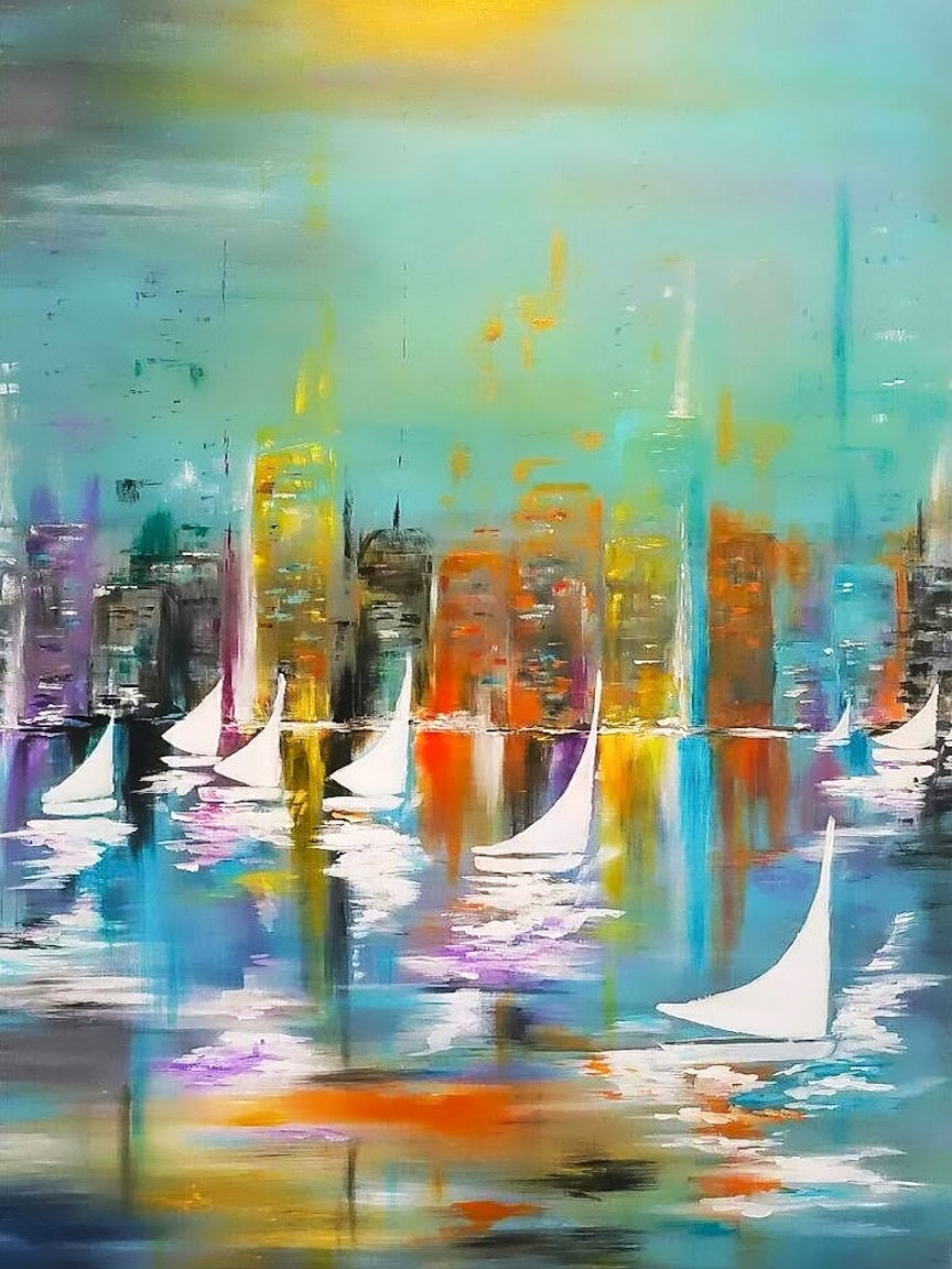Sailing Away | Oil on Canvas