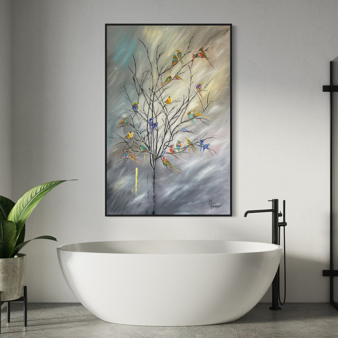 "Feathers" | 40"x60" | Oil on Canvas
