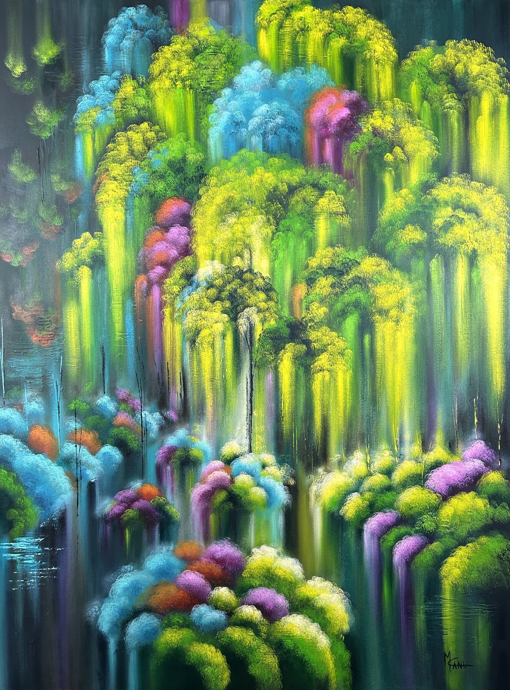 Garden of Rebus| "Quiet but Loud" | 36"x48" | Oil on Canvas