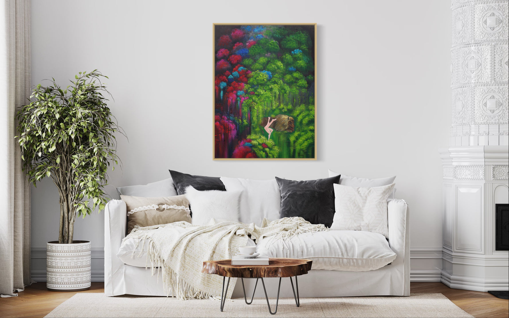 Rebus "The Garden, Formidable" | 30" x 40"| Oil on Canvas