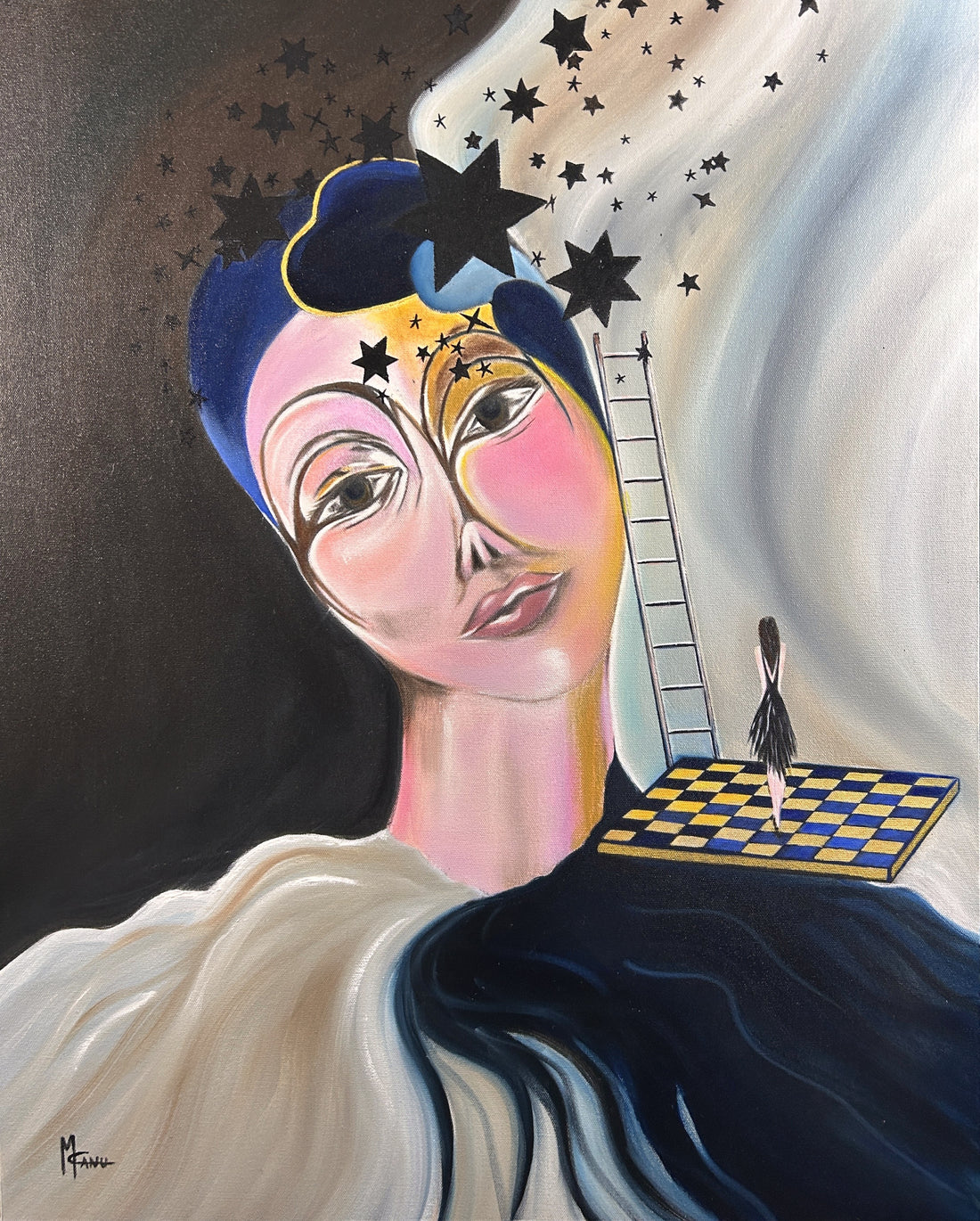 Dreamer No.8 | "I'm Game" | 24'x30"| Oil on Canvas