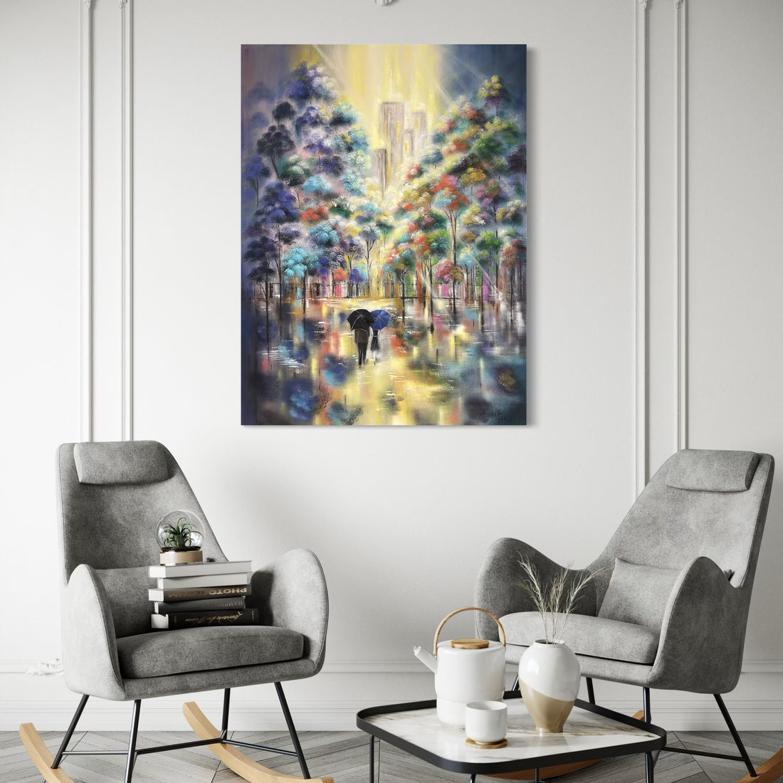"Spark in the Park" | 30"x40" | Oil on Canvas
