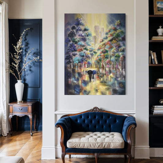 "Spark in the Park" | 30"x40" | Oil on Canvas