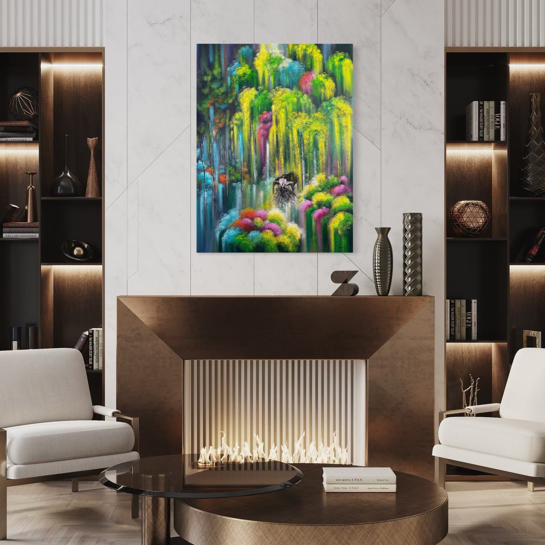 Garden of Rebus | Silent Melody | 36"x48"| Oil on Canvas