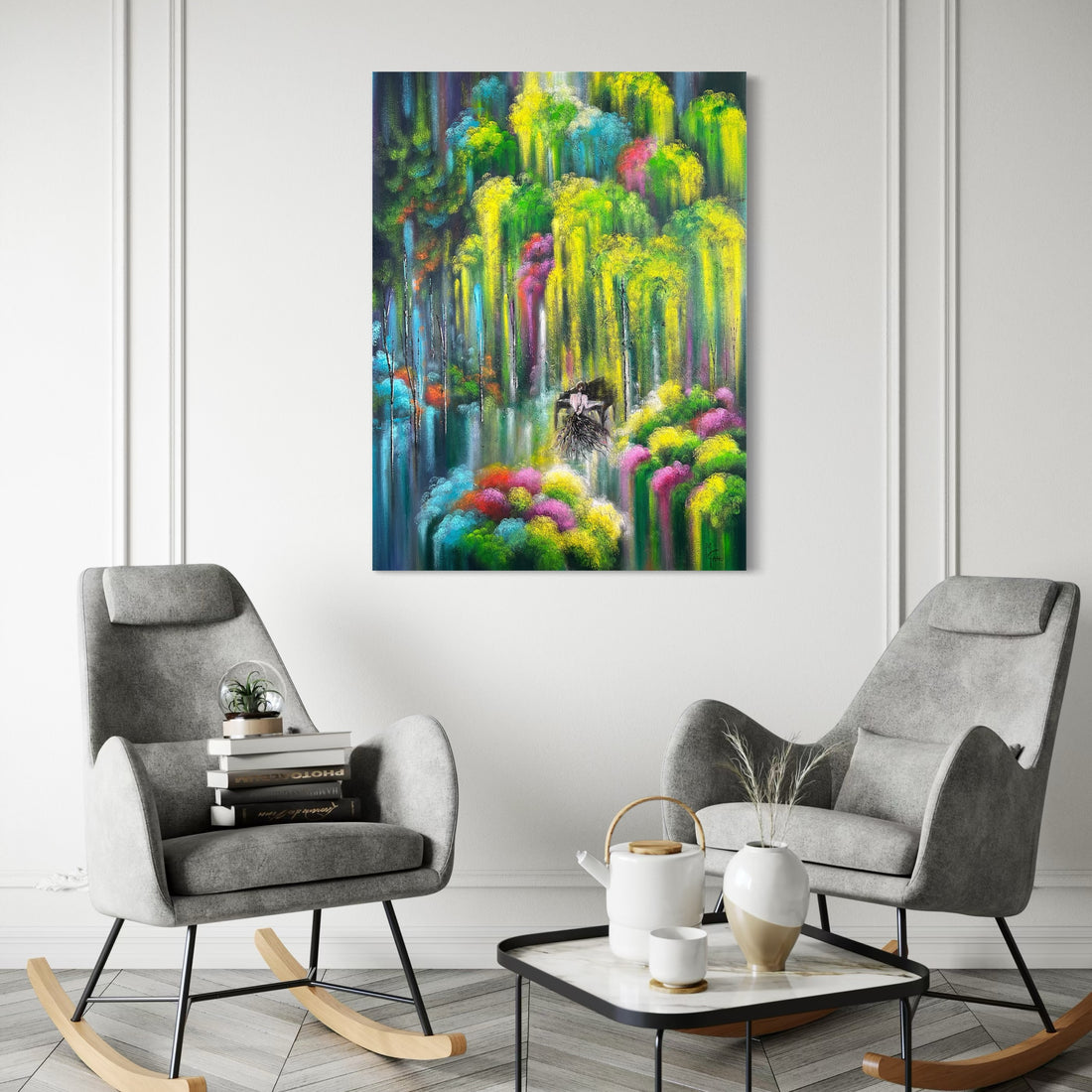 Garden of Rebus | Silent Melody | 36"x48"| Oil on Canvas