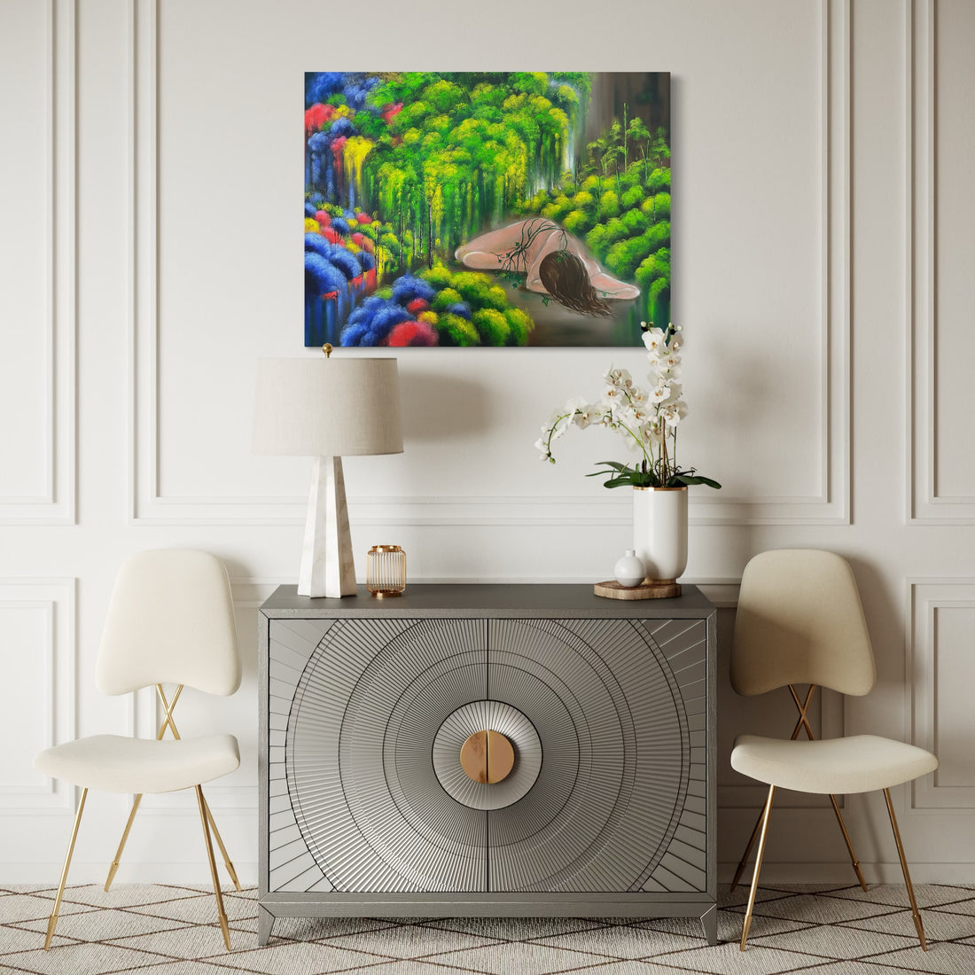 Garden of Rebus |'Awakening'| 40"x30"| Oil on Canvas