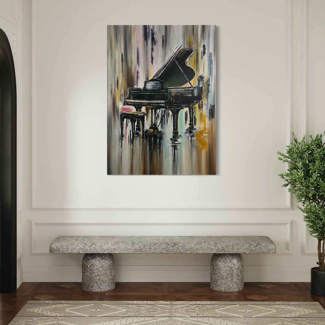 Piano | 40"x55"| Oil on Canvas