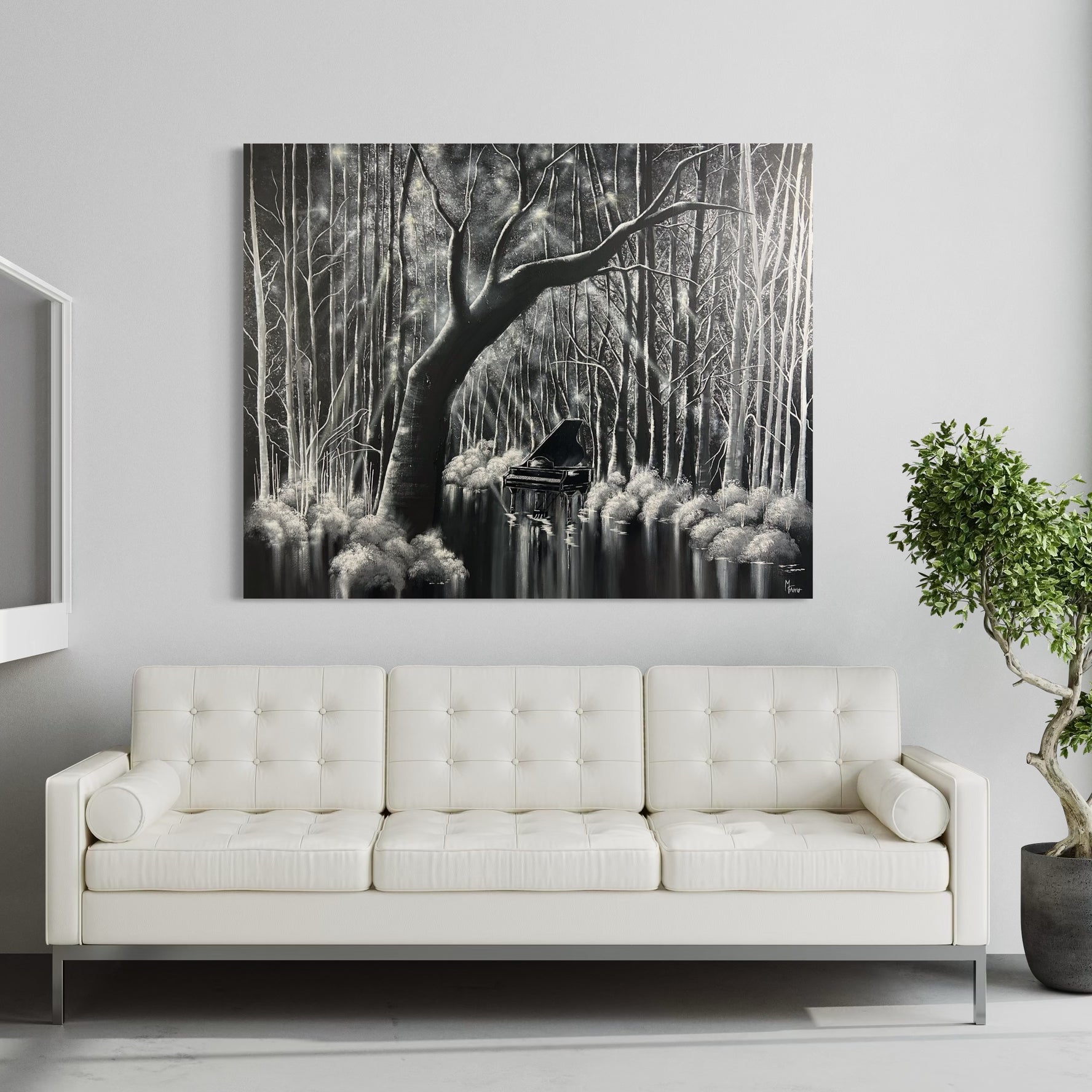 "Echoes" | 48"x60" | Mixed Media