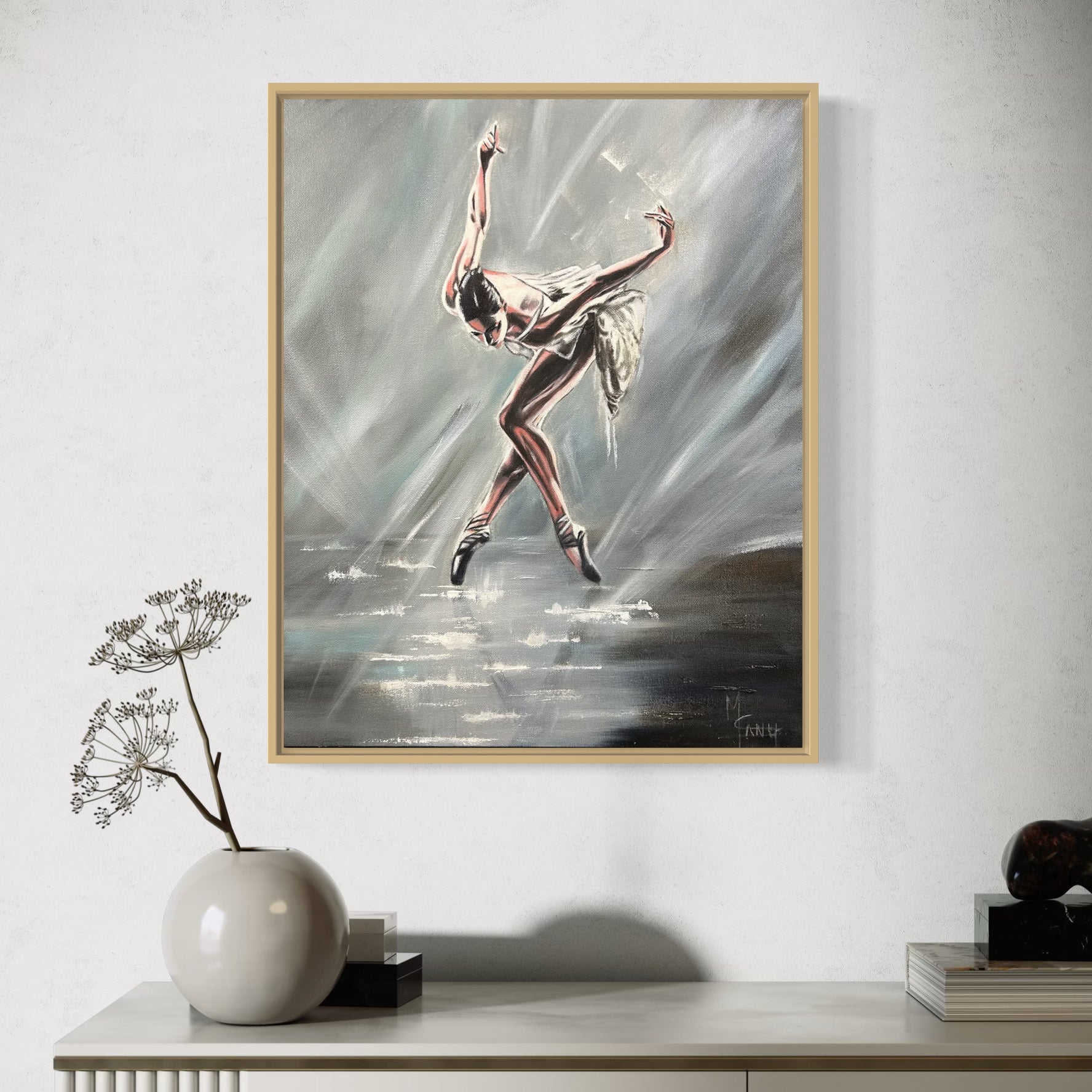 "On Stage" | 16"x20"| Mixed Media