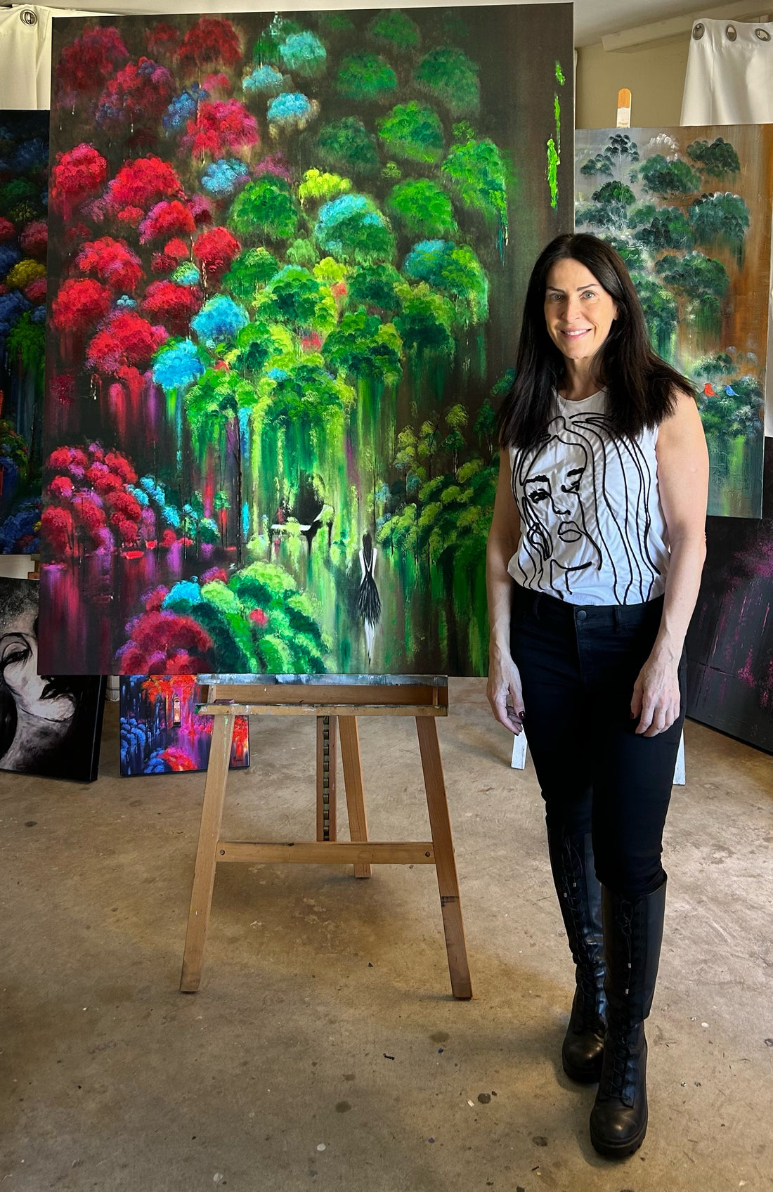 Rebus  "The Garden, Day 6" | Oil on Canvas | 48"x 48"