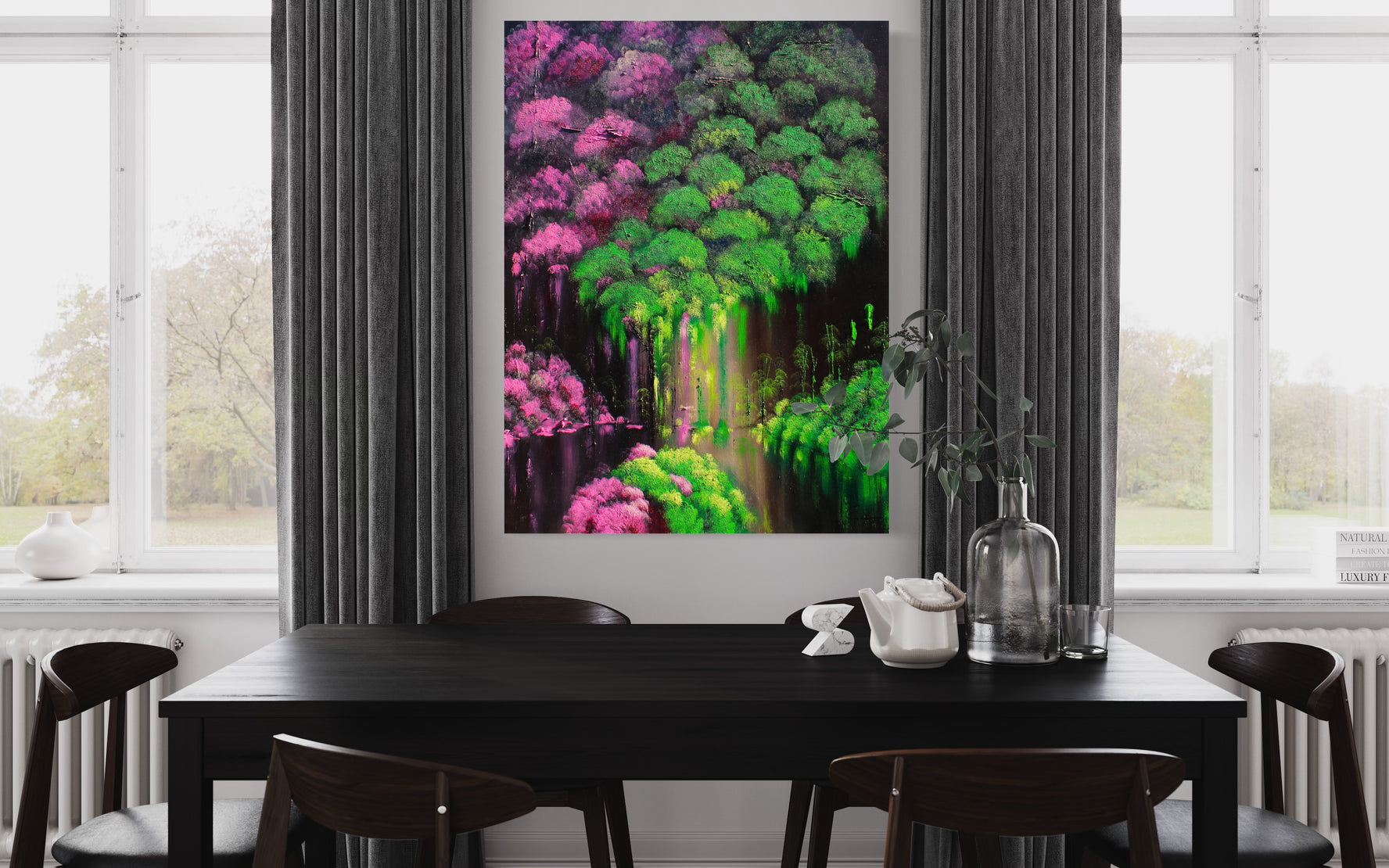 Rebus "The Garden, Day 5...Nighttime" | Giclée