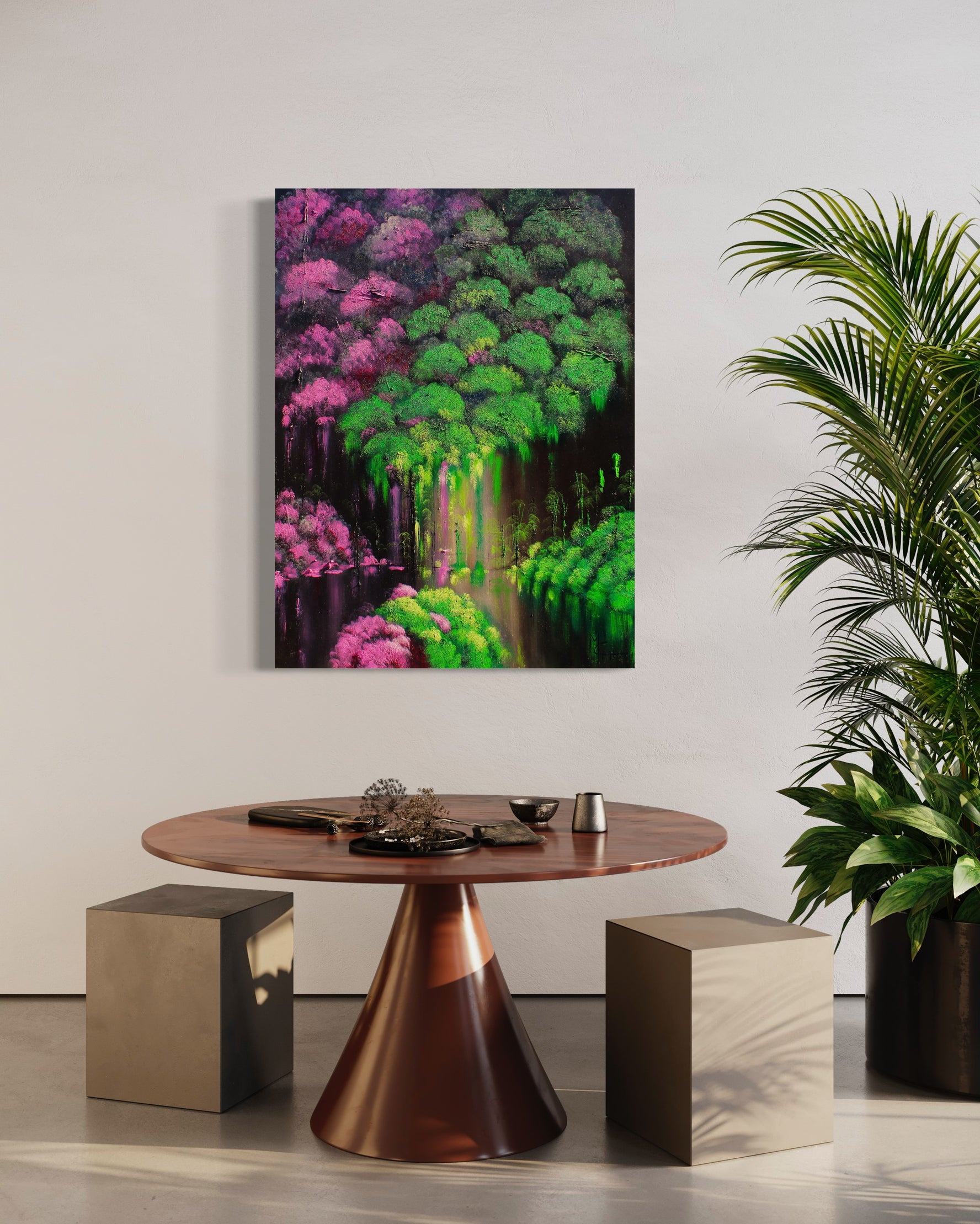 Rebus "The Garden, Day 5...Nighttime" | Giclée