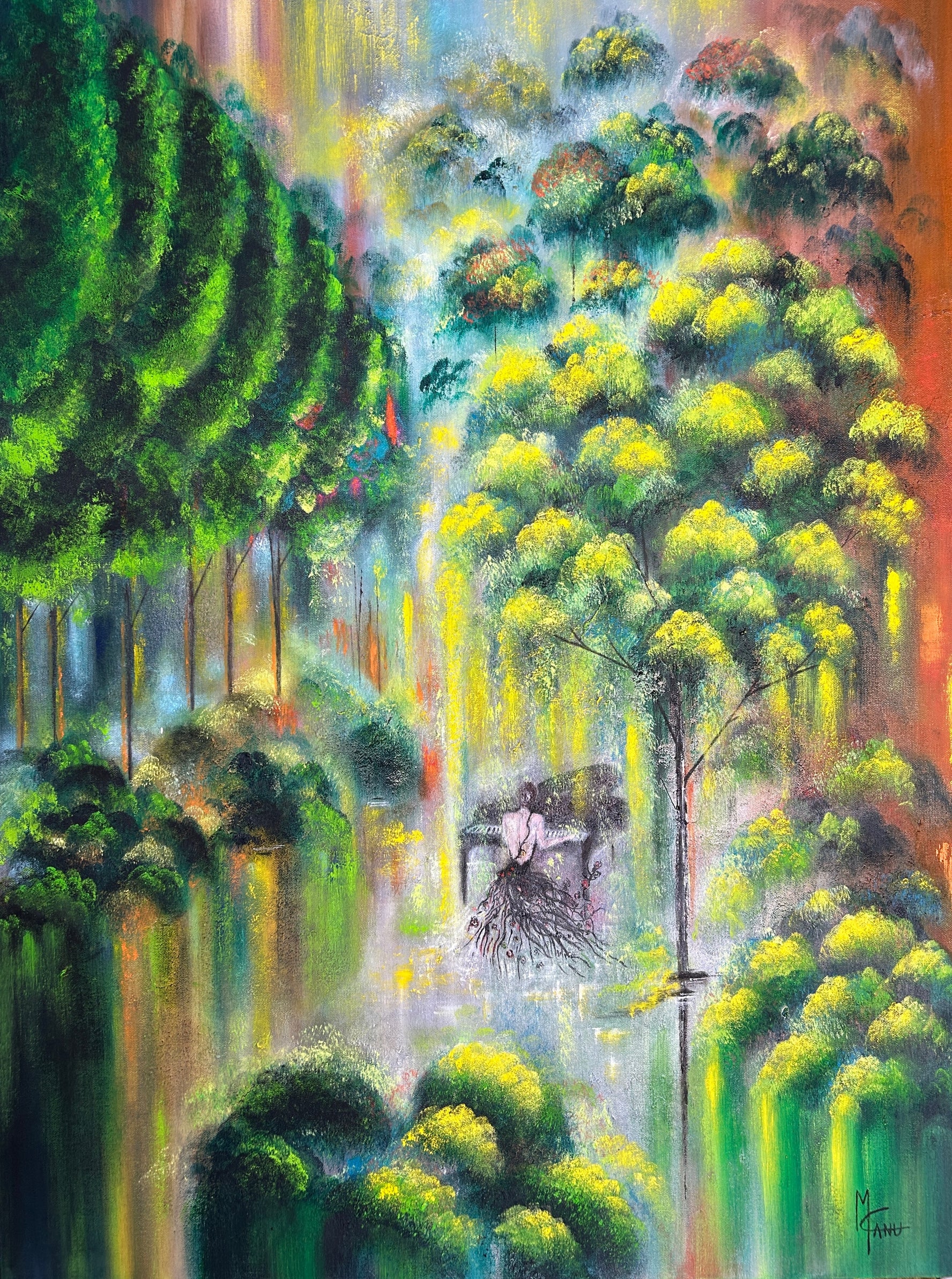 Rebus  " Melody" | 36" x 48" | Oil on Canvas