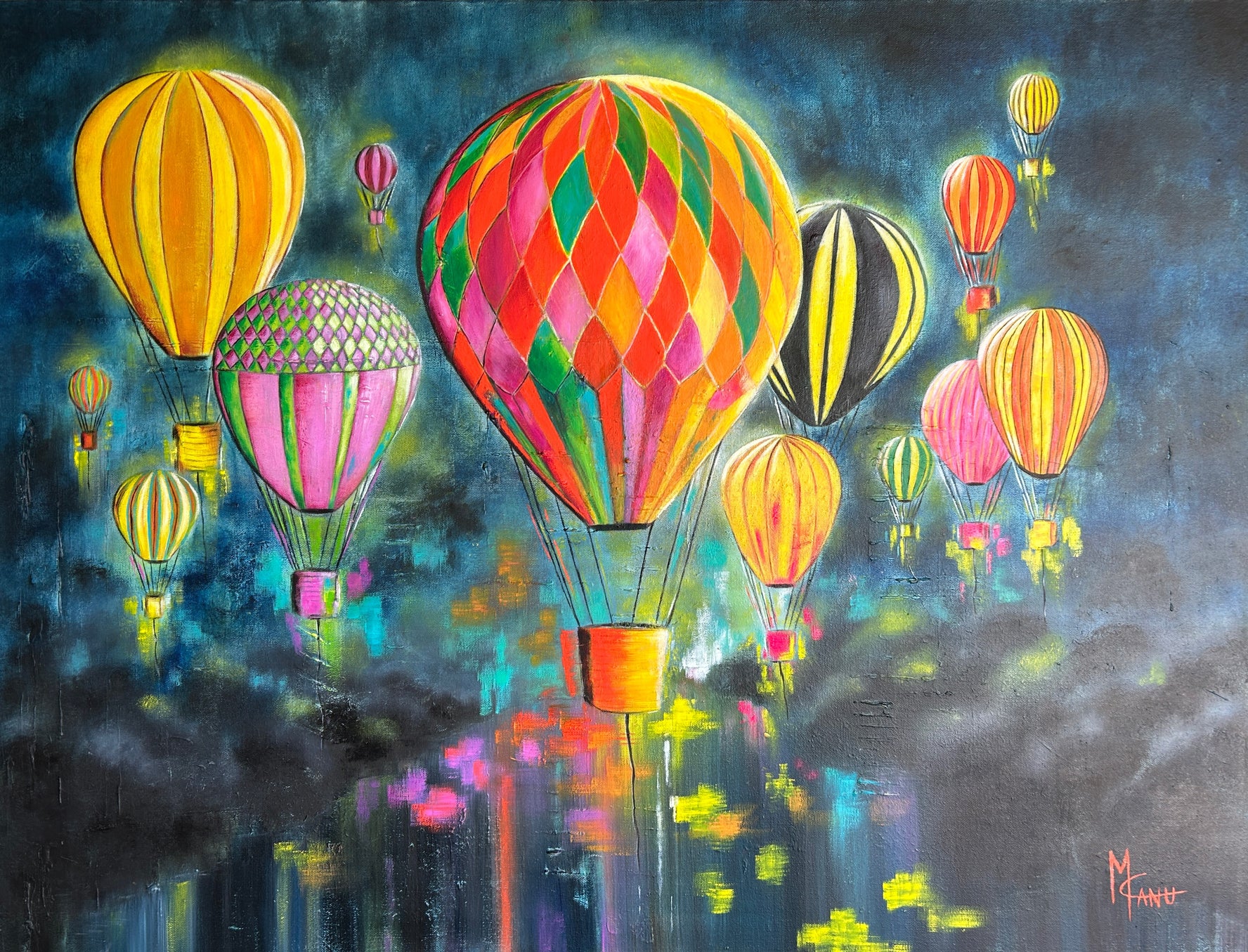 All Aboard! | Oil on Canvas | 40"X30"