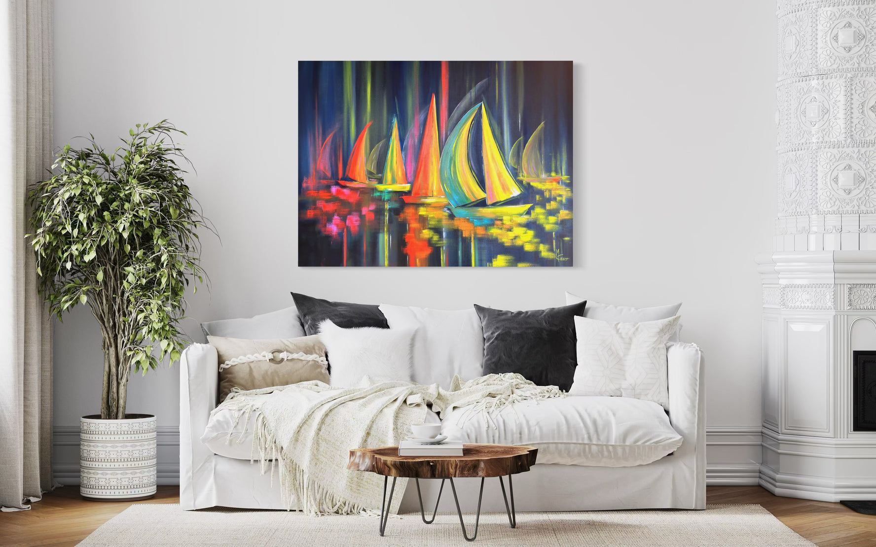 Perfect Wind | Oil on Canvas | 40"X30"