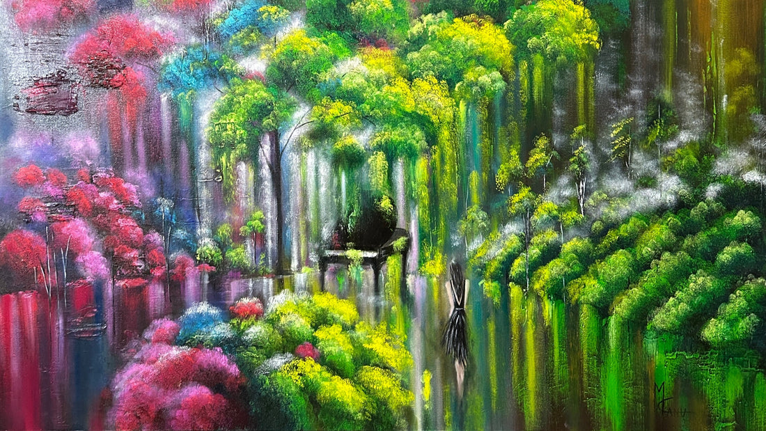Garden of Rebus, Day 6 No. 2 | 48"x48"| Oil on Canvas