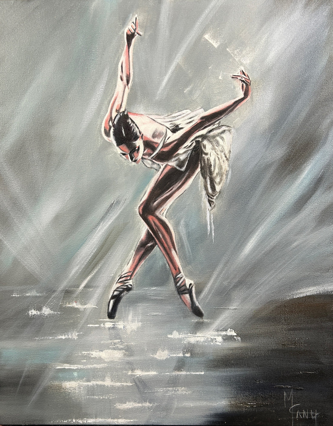 "On Stage" | 16"x20"| Mixed Media