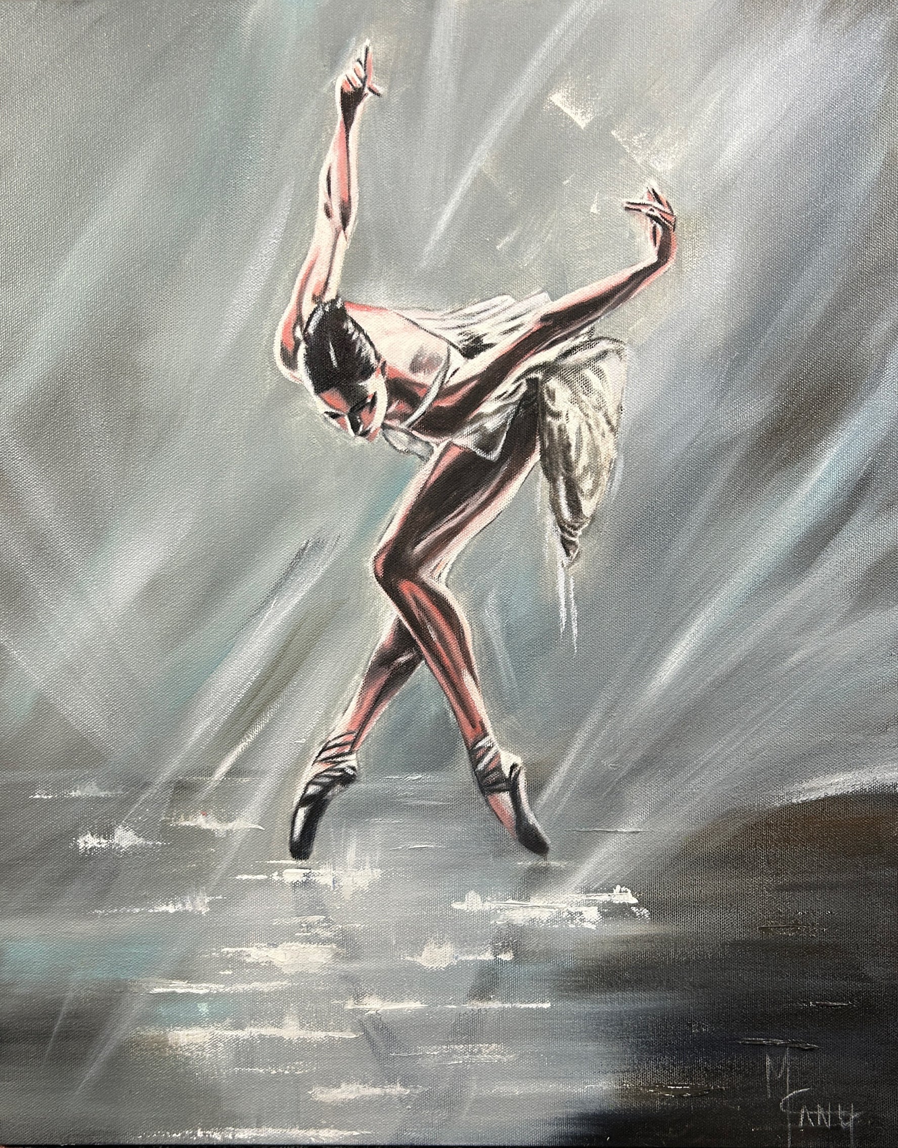"On Stage" | 16"x20"| Mixed Media