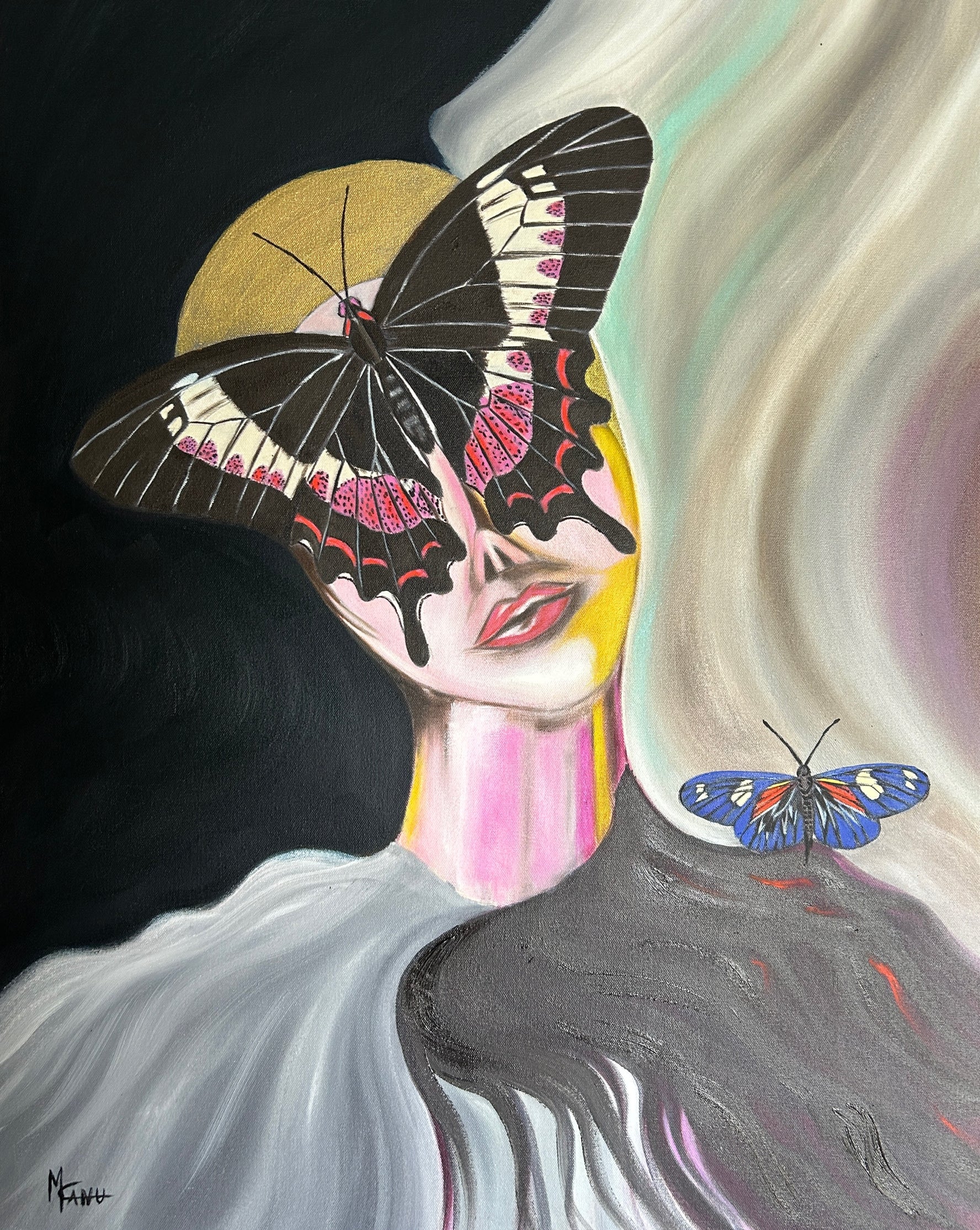 Dreamer No.10 | "My Eyes are My Wings" |24"x30"| Oil on Canvas