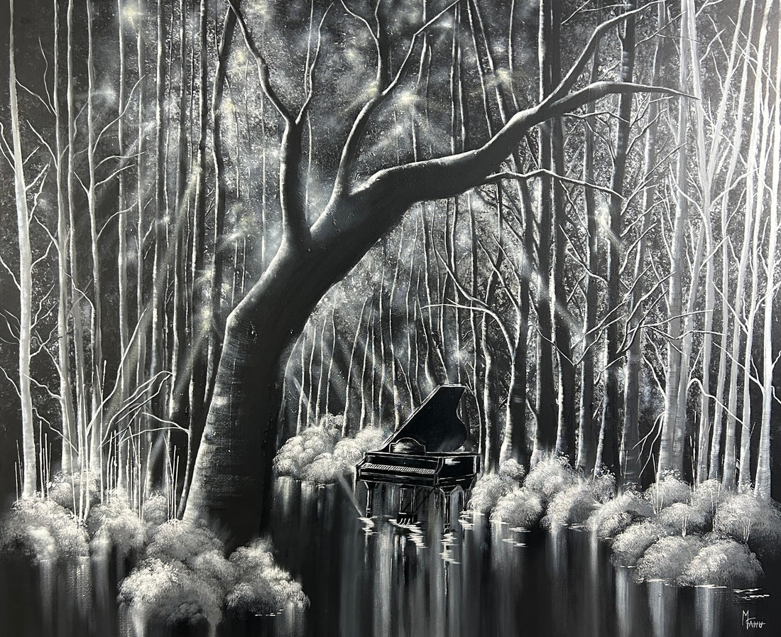 "Echoes" | 48"x60" | Mixed Media