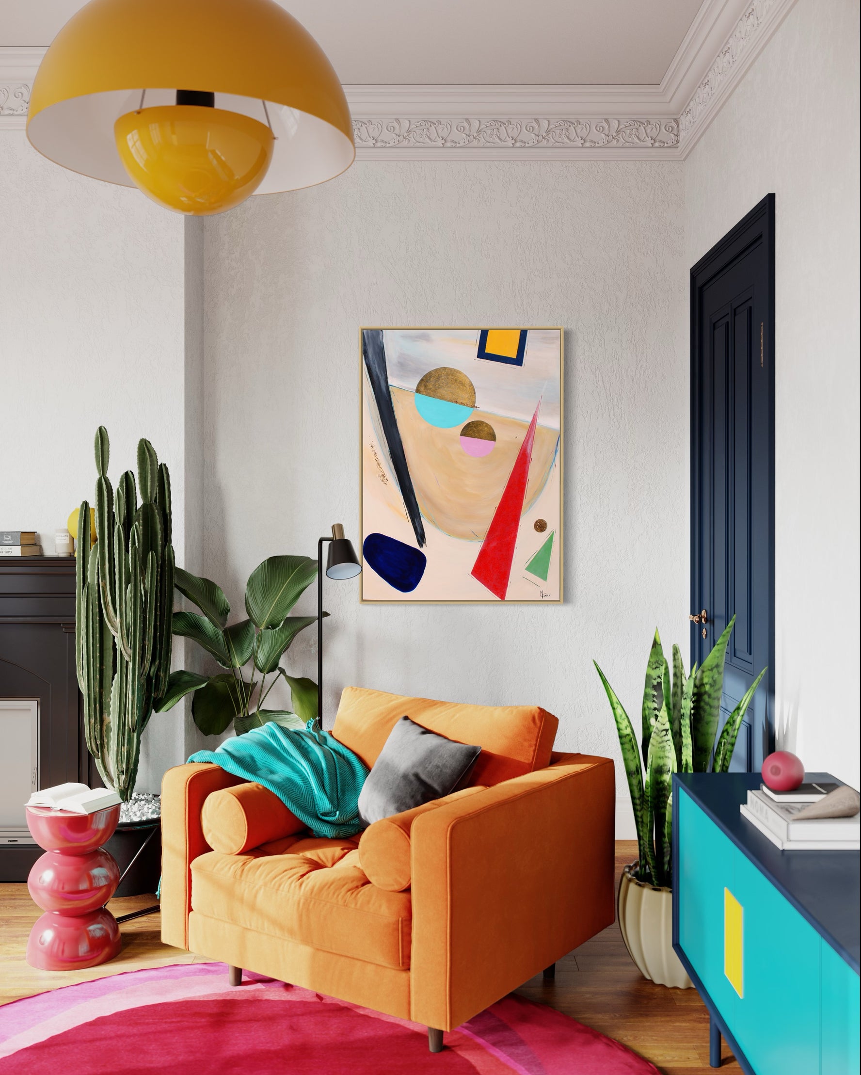 Marianna Canu Art - Let's Party Oil on Canvas 36 x 48