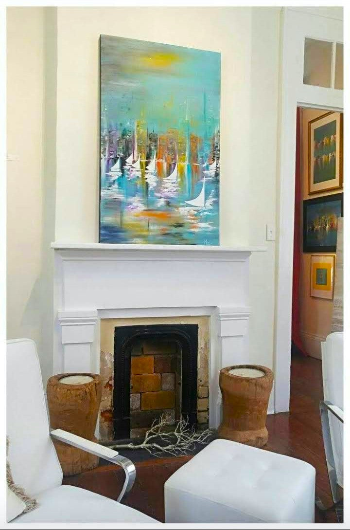 Sailing Away | Oil on Canvas