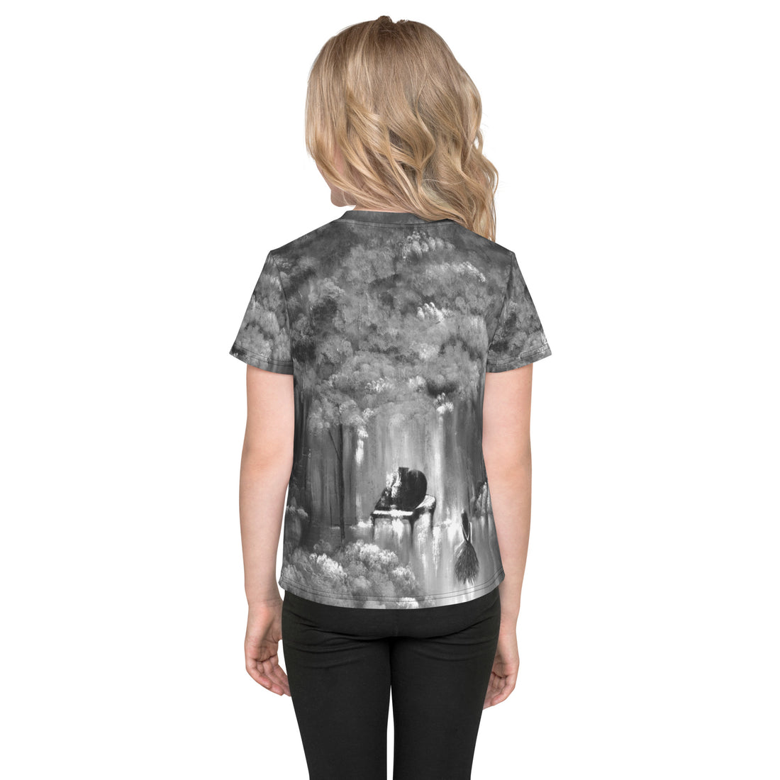 Rebus The Garden Day 1 Black and White | Kids T-shirt