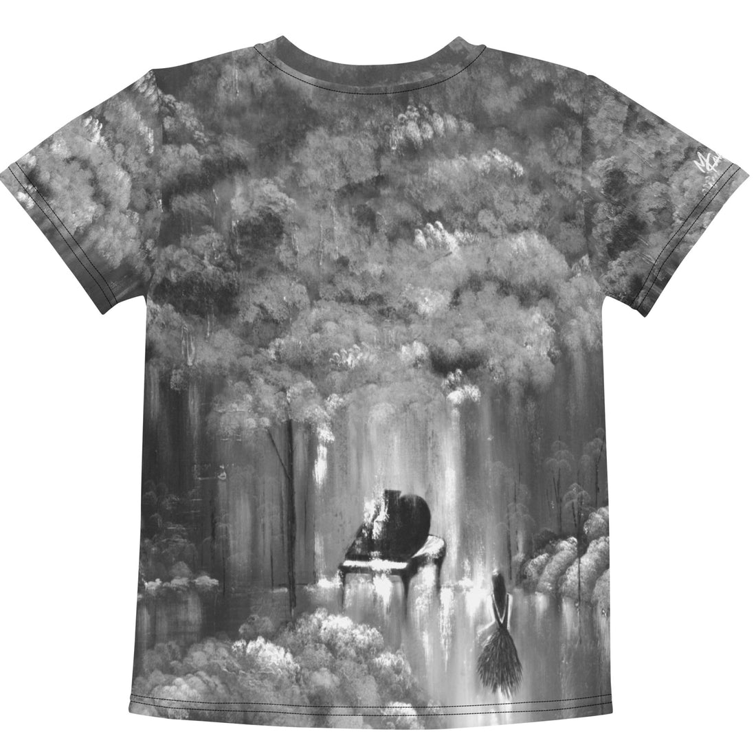 Rebus The Garden Day 1 Black and White | Kids T-shirt