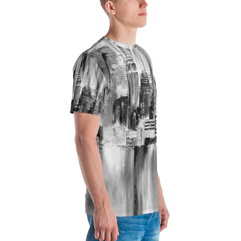 New York State Of Mind Black and White Men's T-shirt