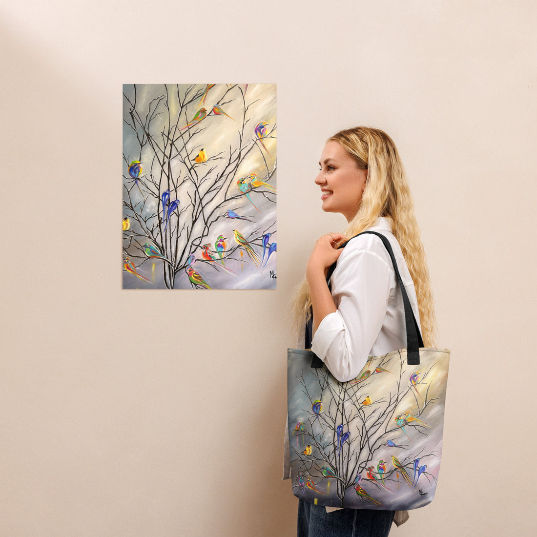 Feathers Tote bag