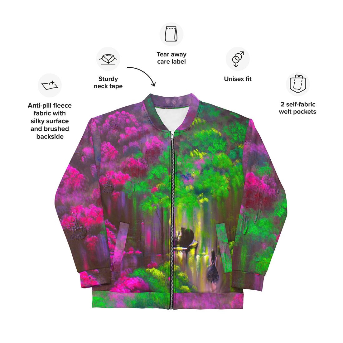 Rebus The Garden Day 1 Unisex Bomber Jacket