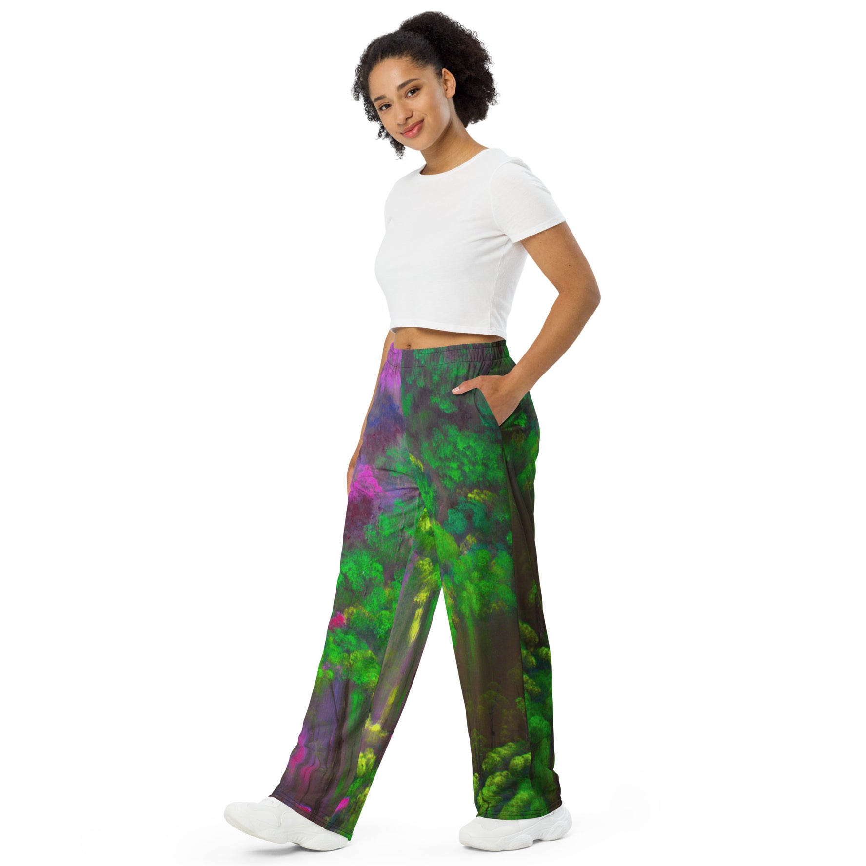 Rebus Unisex Wide-Leg Pants