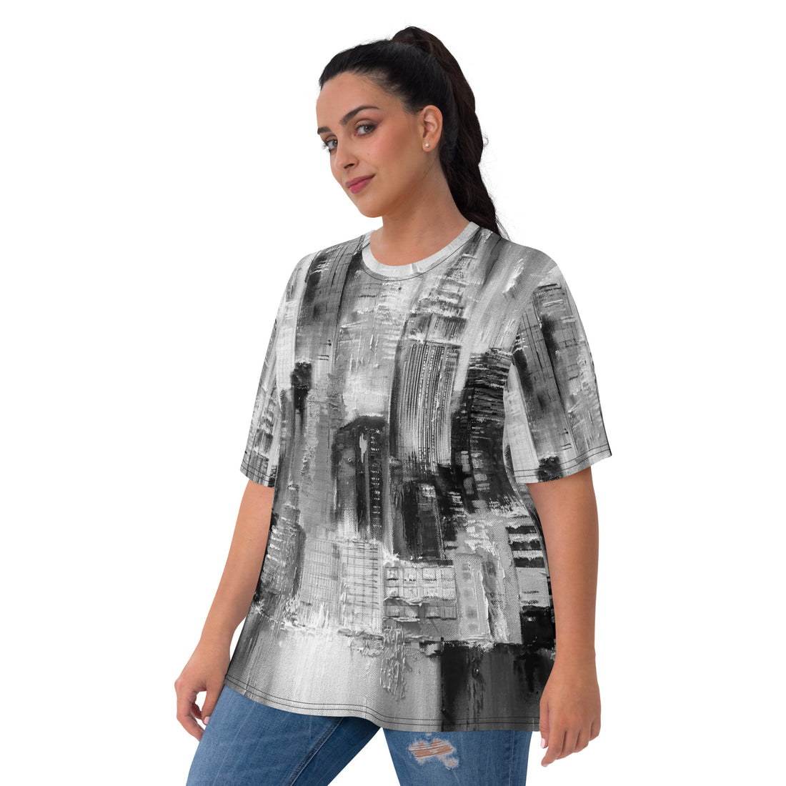 New York State Of Mind Black and White Tee