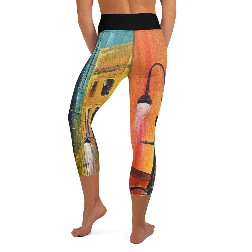 New | One Way Yoga Capri Leggings