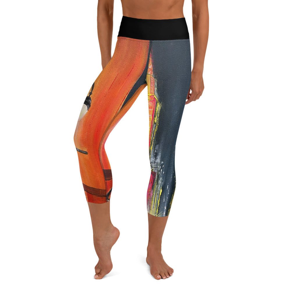 New | One Way Yoga Capri Leggings
