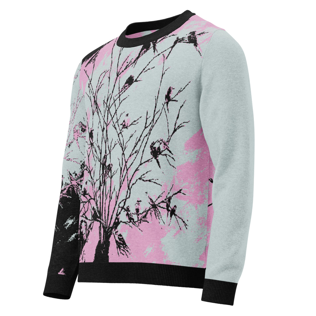 Feathers | Jacquard Knitted sweater