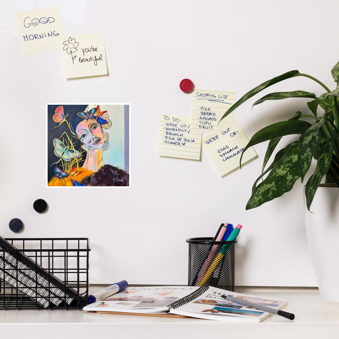 Butterfly  Magnetic Mini Print