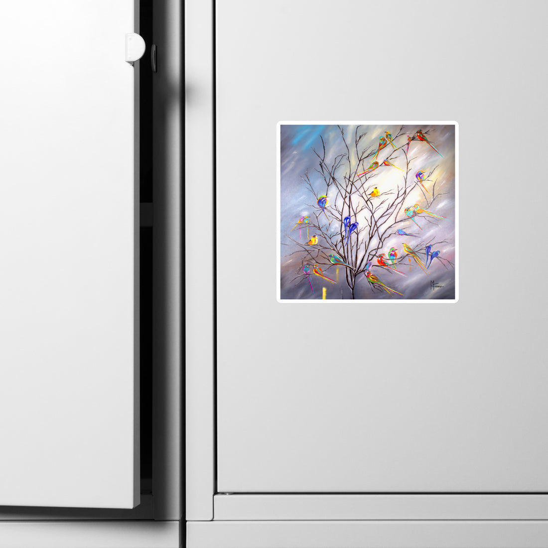 Feathers Magnetic Mini Print