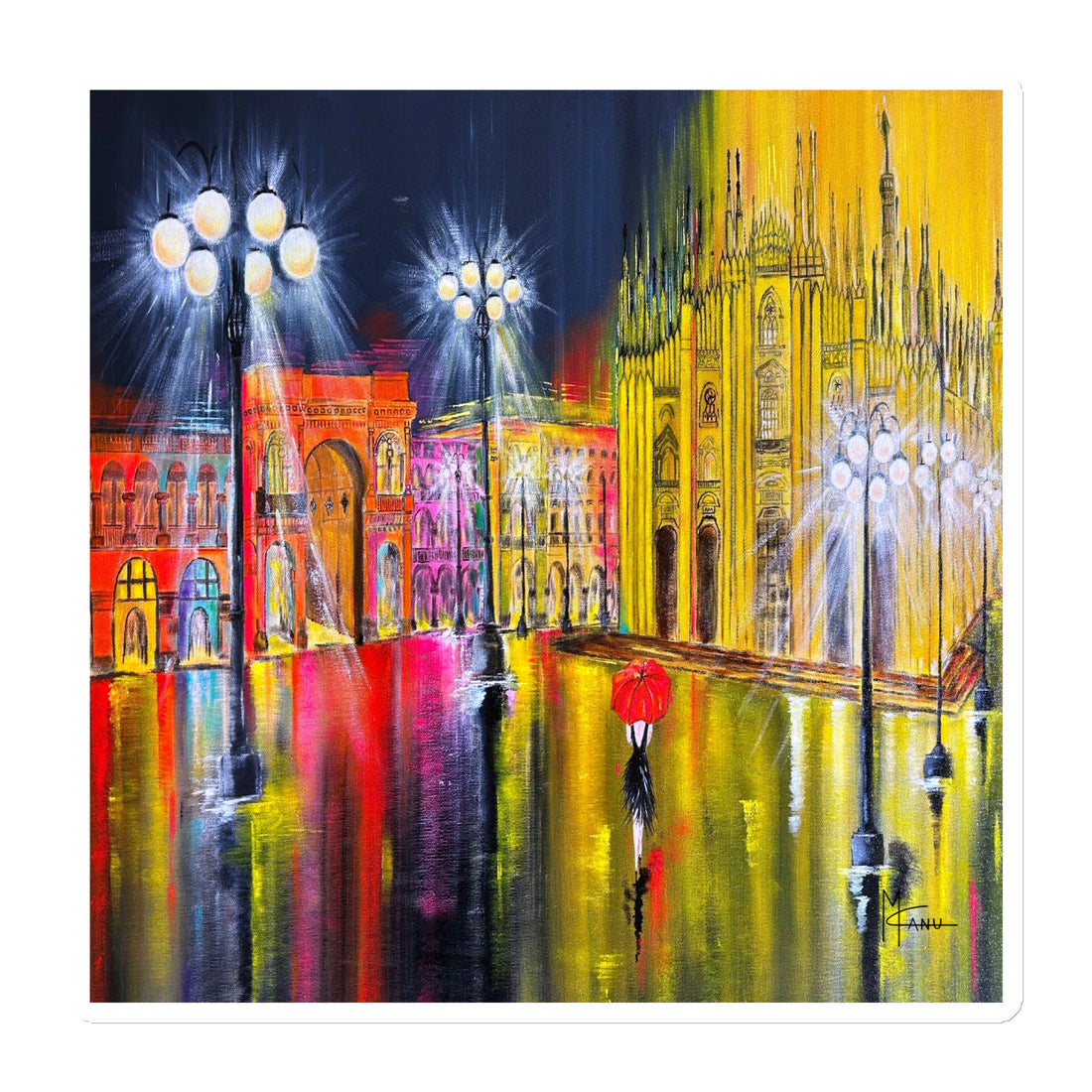 Walking Free Magnetic Mini Print