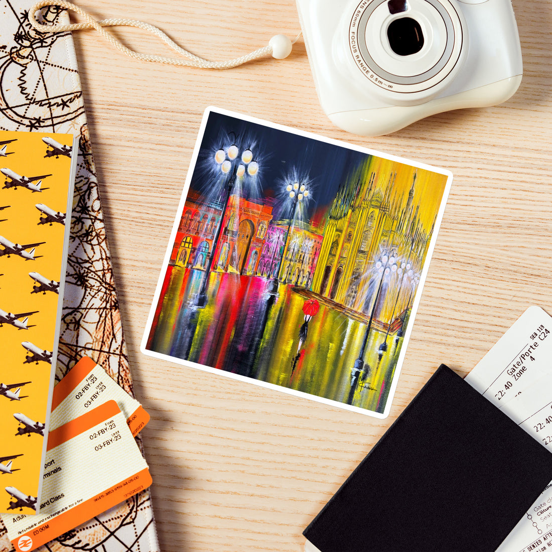 Walking Free Magnetic Mini Print