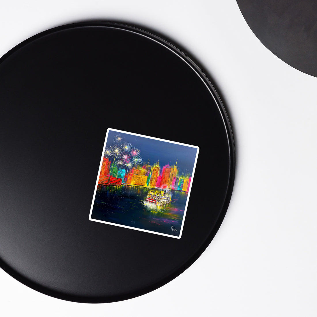 Rolling on the River Magnetic Mini Print