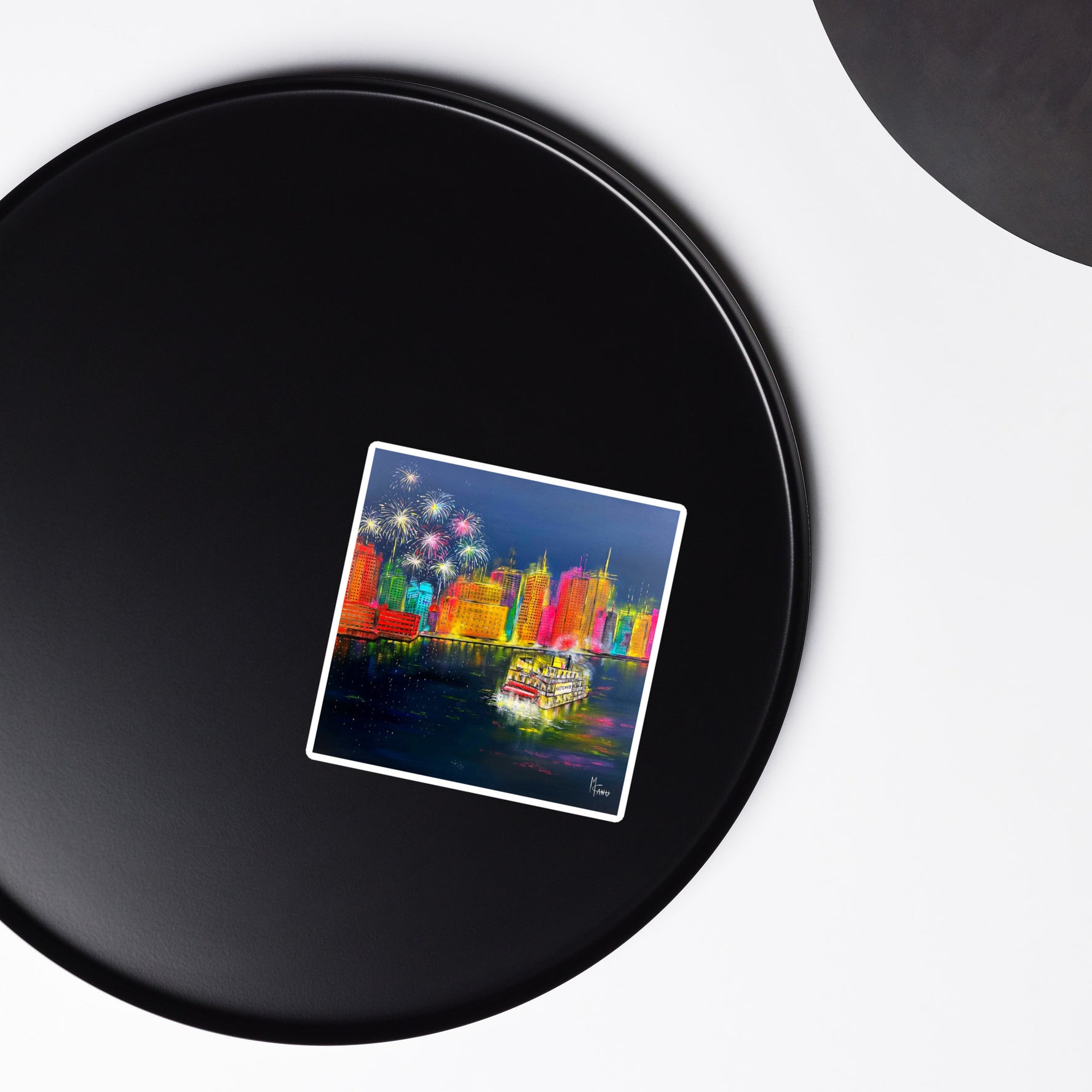 Rolling on the River Magnetic Mini Print