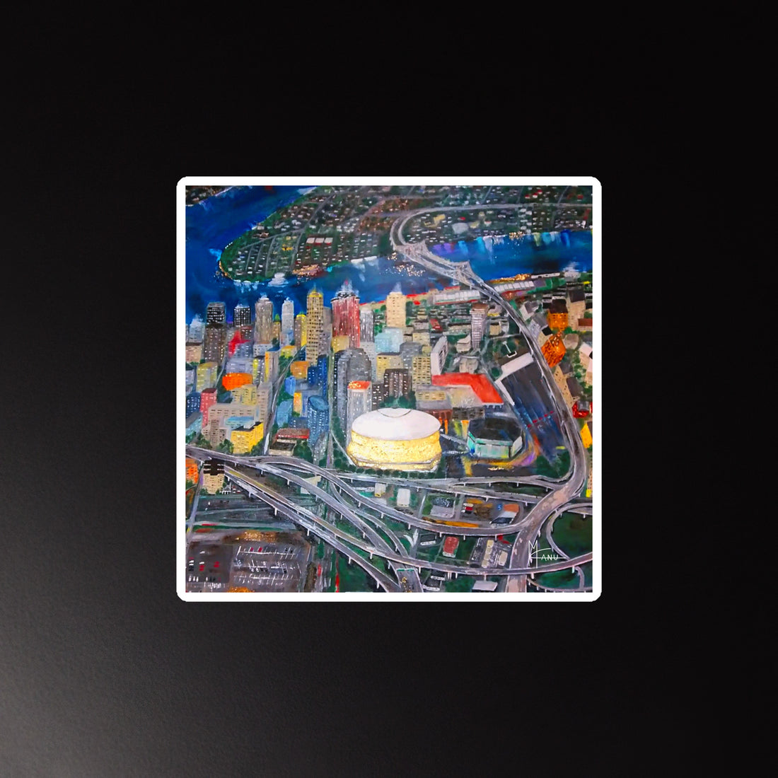 City on New Orleans Magnetic Mini Print