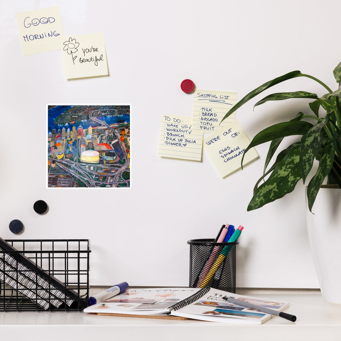 City on New Orleans Magnetic Mini Print