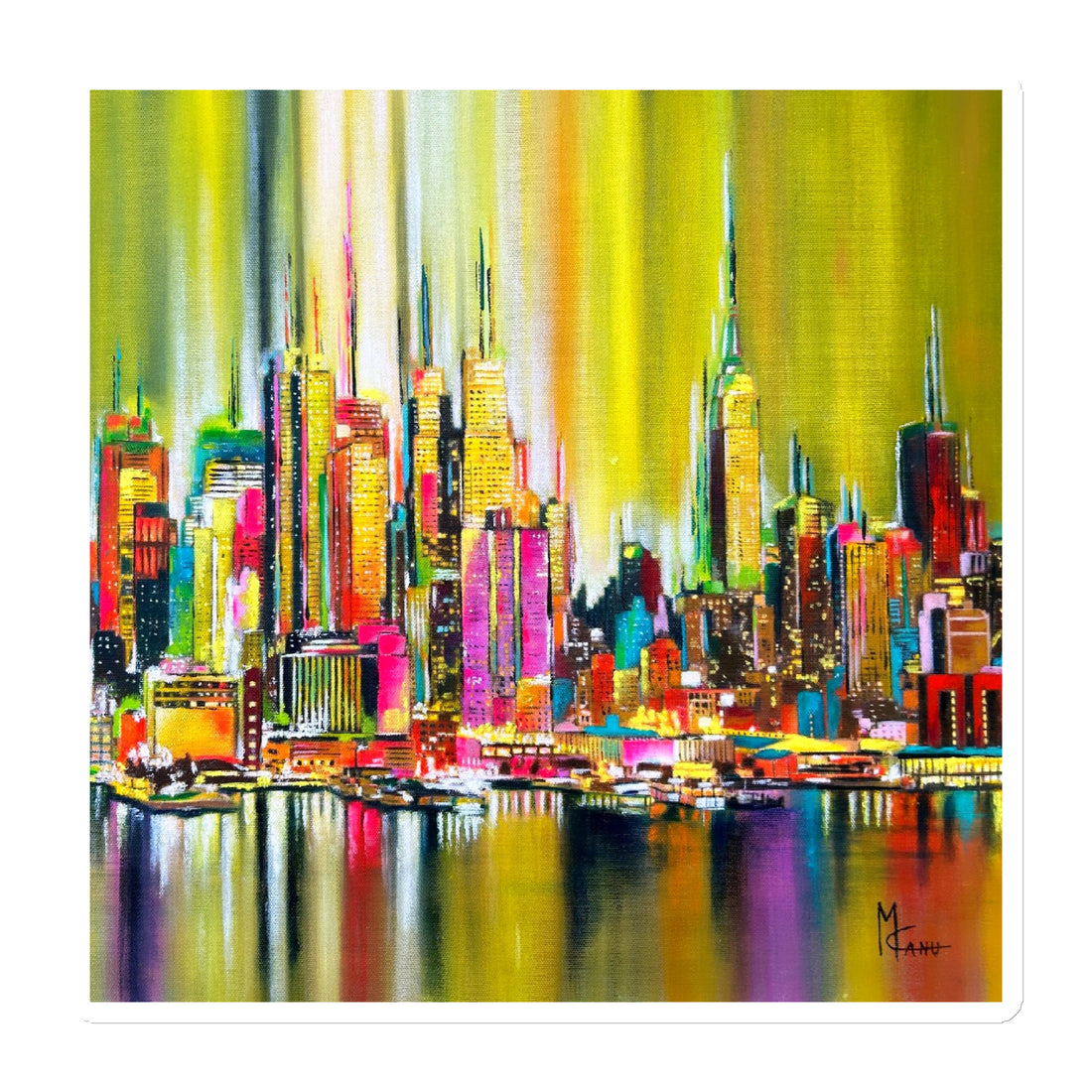 Chasing The Skyline Magnetic Mini Print