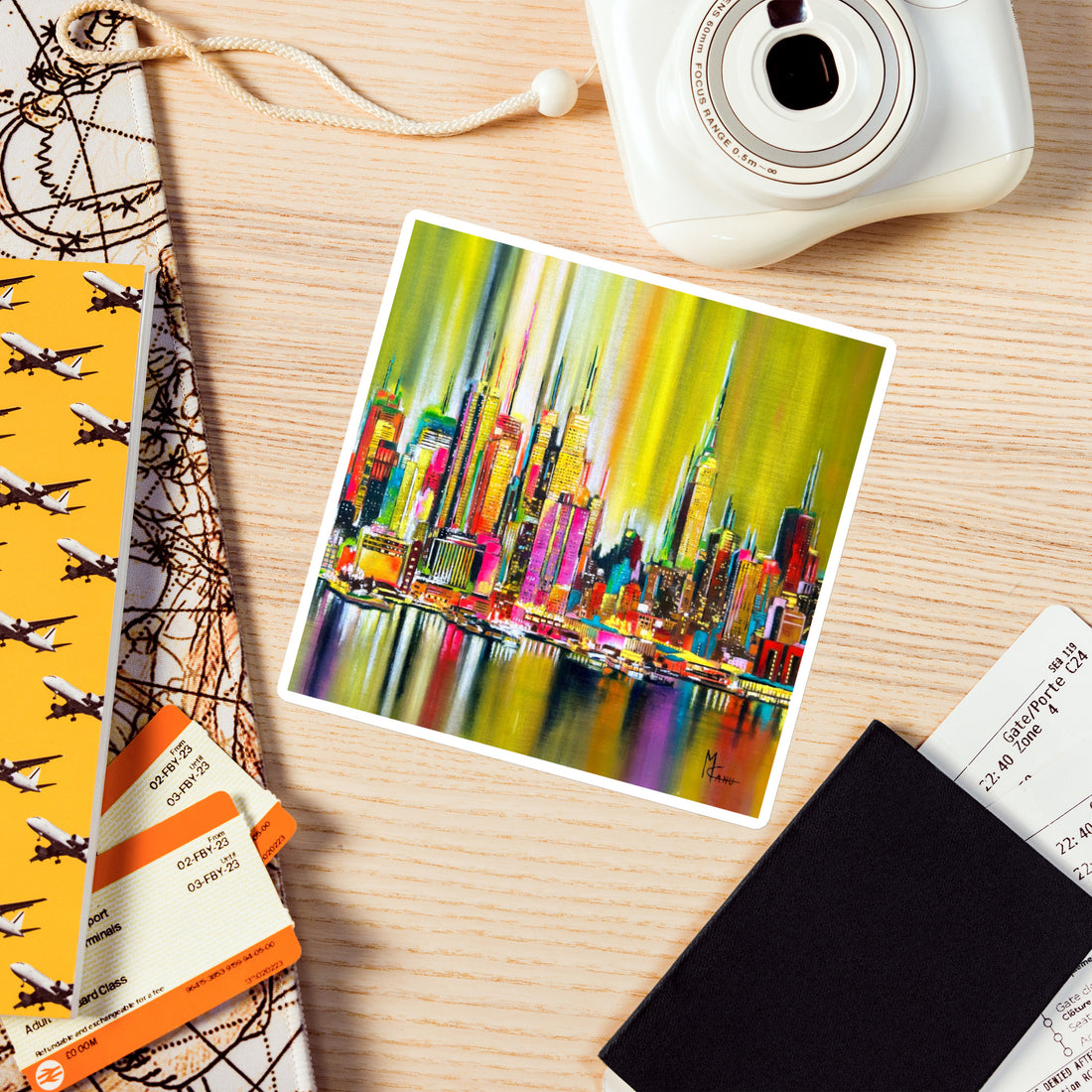 Chasing The Skyline Magnetic Mini Print